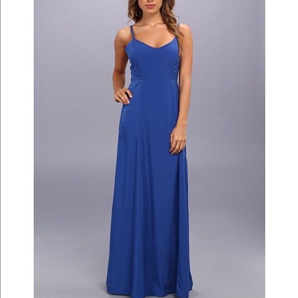 NWT Revolve BB Dakota Loulla Sleeveless Cutout Maxi Dress Baltic Blue 8 - Picture 2 of 10